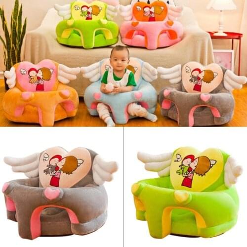 Sofa Support Seat Cover No Cotton Wide Scope of Application Work Exquisite Baby Crystal Velvet Chair Learning to Sit Sofa Cover