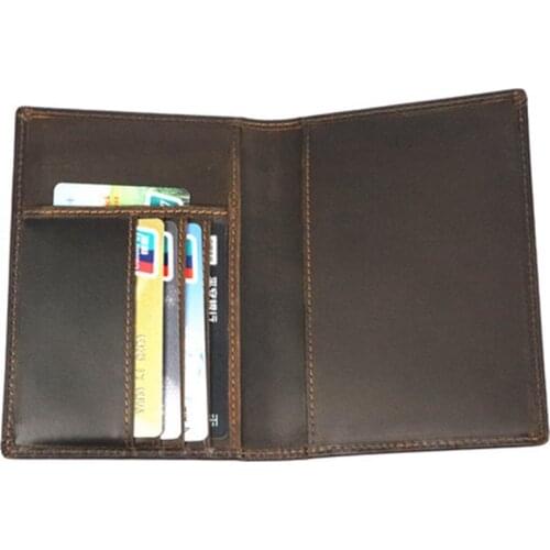 Travel Covers Passport wallet Engrave Name genuine Leather Passport Cover