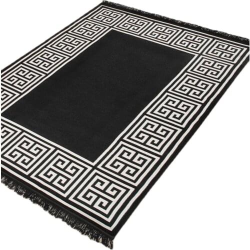 Double-sided Mats Double-side Straw Carpets Cotton Modern Carpets Outdoor Floor Mats Picnic Rug Pad Kids Rug Baby Games Mat