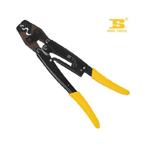 Bosi Tool Crimping Range 1.25-16mm Cold Press Plier with Yellow Handle