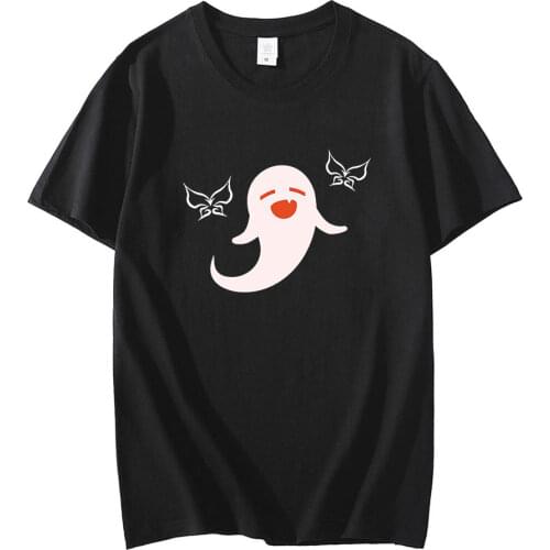 Genshin Impact Hu Tao T Shirt Men Women Short Sleeve Funny T Shirt Unisex Harajuku Tee Shirt Oversize Cosplay Anime Things Tops
