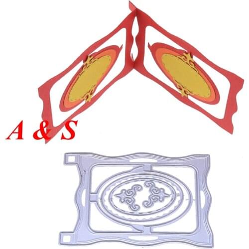 G198 METAL CUTTING DIES 3D Rectangle Frame Gift Scrapbook Card Album Wedding Paper Craft Home Decor Embossing Stencil Punch