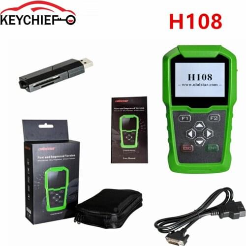 H108 PSA Programmer Support All Key Lost Programmer Pin Code Reading Cluster Calibrate for Peugeot/Citroen/DS Can&K-line