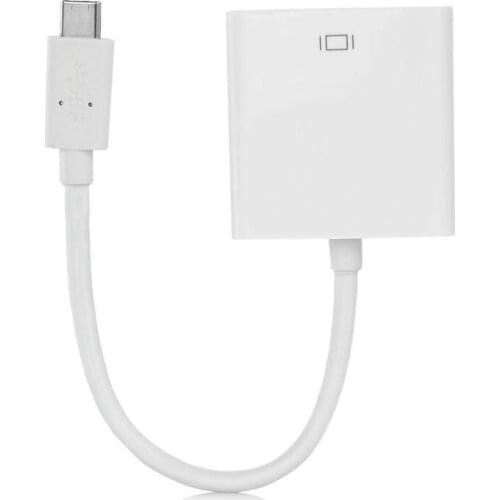 HD usb3.1 type-C to DVI adapter MacBook computer cable tc05