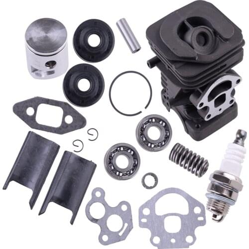 39mm Cylinder Piston Kit Crank Bearing Seal Gasket fit for Husqvarna 235 236 240 235e 236e 240e Chainsaw 577831101