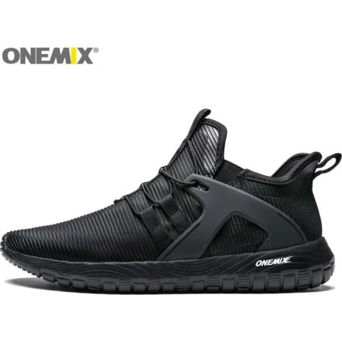 Onemix Men Running Shoes for Women Loafers Black Mesh Air Breathable Designer Jogging Sneakers Outdoor Sport walking Trainers