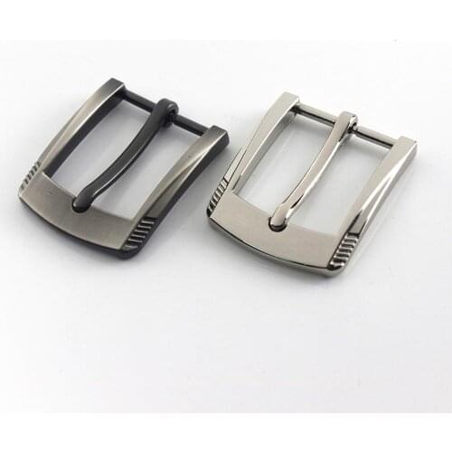 1pcs Metal 3cm Belt Buckle Casual Matte brown End Bar Heel bar Single Pin Belt Buckle Leather Craft Webbing fit for 27-29mm belt