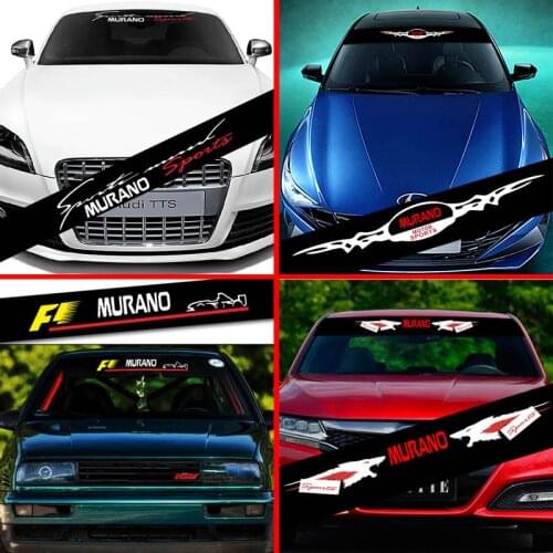 For Nissan Murano Car Front Rear Windshield Prevent Sunlight Reflection Stickers Decoration Decals Styling Parts Accessories