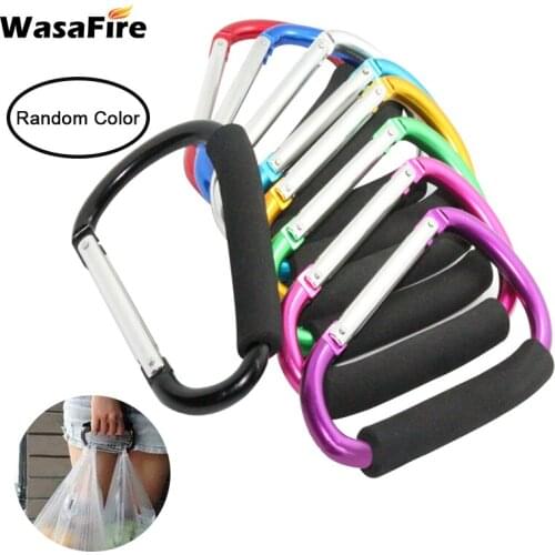 New 140mm*8mm Sponge Multifunctional Large Hook Carabiner Shopping Hook Safety Balance Carabiner Clasp