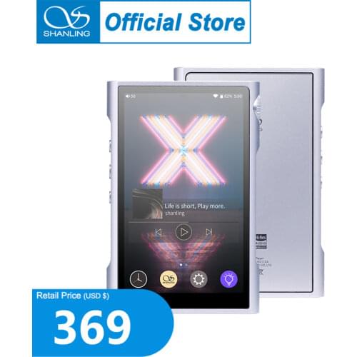 SHANLING M3X Android MQA Bluetooth Portable Music Player MP3 Dual ES9219C DAC AMP DSD256 PCM 384kHz 3.5mm/4.4mm Wi-Fi