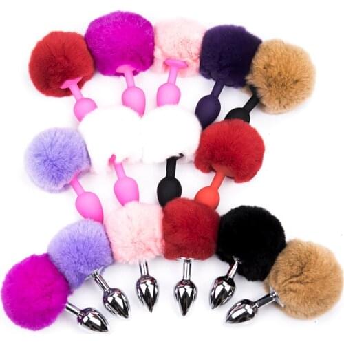 Sex Toys Anus Plug Metal/Silicone Anal Erotic Adult Games Sex Toys for Women Flirt Fetish Anus Plug for Couples