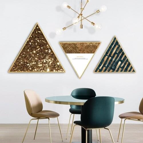 Triangular Decoration Painting Wall Pictures For Living Room Paint By Number Wall Art Anime Poster Spray Painting Framed
