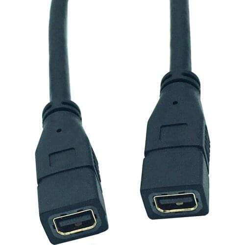 Mini DisplayPort 1.2 Video Extension Cable F/F - Mini DisplayPort 4k with HBR2 support - Mini DP Extension Cable 0.3m