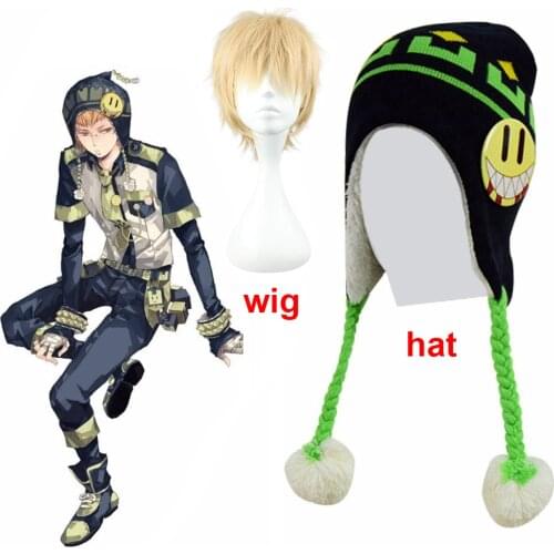 High-Q Unisex Anime Cos DRAMAtical Murder Noiz Cosplay Hat Cap DMMD DRAMAtical Murder Knitted hat Noiz Costumes