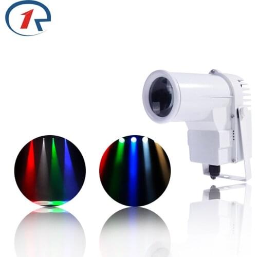 ZjRight 9W LED RGB Spots Stage decor Lights 3 Color Change Mini DJ party club Strobe effects EU Plug ceiling hang White Lighting