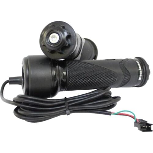 1Pair Electric Bike Throttle Grip Ebike Grip 24V-72V Electric Bicycle Parts Throttle Handle for Electric Bike