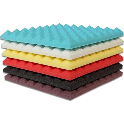 1PCS 50*50*5cm Studio Acoustic Foam Panels Wall Soundproofing Tile For Recording studios Control rooms Vocal Pavilion Decorate