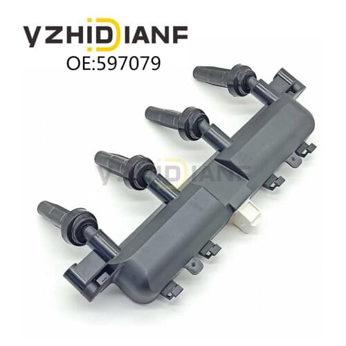 1x FOR PEUGEO-T 206 1.1i / 1.4 1.4i 1.6 CASSETTE IGNITION COIL PACK GREY PLUG 597079 96358648 96358649 9635864980 CL111