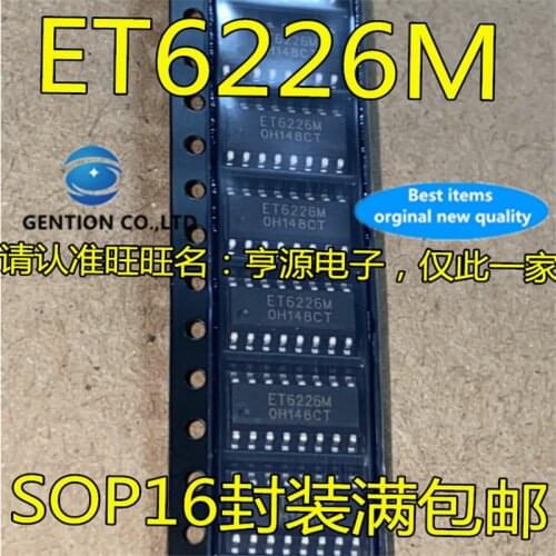 50Pcs ET6226 ET6226M SOP16 LED Driving chip digital display driver chip in stock 100% new and original