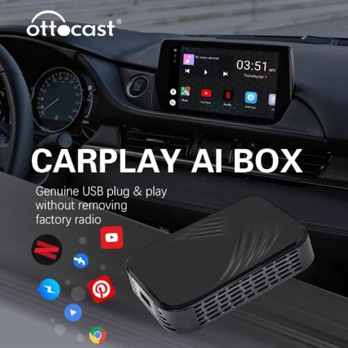 OTTOCAST adapter Picasou for apple carplay wireless connections applys to Audi/Benz and most cars,support Neflix,Youtube etc