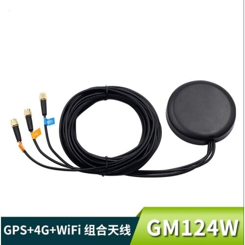 GPS+4G+WiFi SMA male combine antenna vehicle satellite positioning navigation communication waterproof signal enhanced high gain