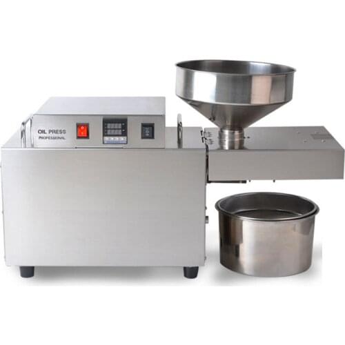 Household And Commercial Oil Press Intelligent Stainless Steel Kitchen Appliances Peanut Oil Edible Oil Processing Equipment