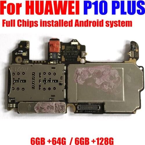 For HUAWEI P10 Plus Logic Board With Chips 64gb 128gb For HUAWEI P10 Plus Motherboard,Disassemble Unlocked Mainboard