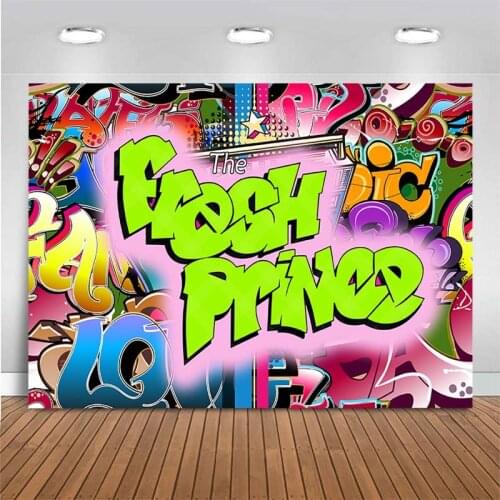 The Fresh Prince Backdrop Newborn Baby Shower Photography Backdrop Birthday Party Decoration Photo Background For Photo Studio