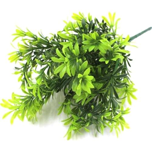 Fake Plastic Flowers Artificial Plant Simulation Plants Green Grass Plastic Plant Decorative Simulation Grass For Home Decor
