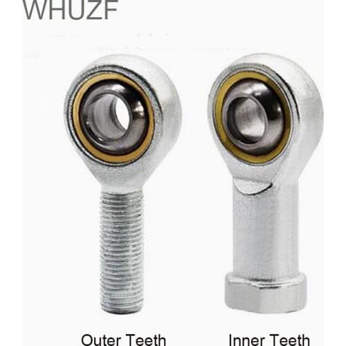 1PCS PHS8 M8 8mm 5mm 6mm 10mm 12mm 14mm Metric Fish Eye Rod Ends Bearing Female Thread Ball Joint Right Hand