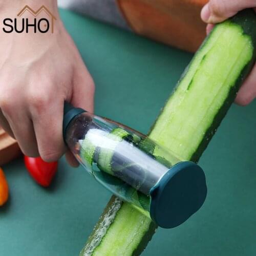 Hot Vegetable Fruit Peeler Container Storage Peeler with Trash Can Fruit and Vegetable Slicer With Non-slip Handle Kitchen Tools