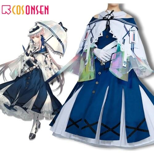Arknights Ceylon Dolcos Cosplay Costume Fancy Dress Halloween Outfits COSPLAYONSEN Custom made