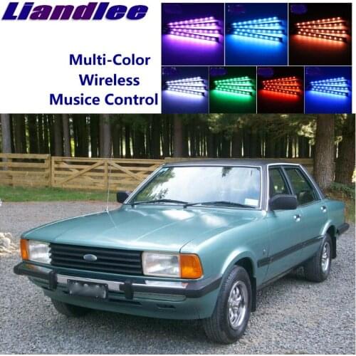 LiandLee Car Glow Interior Floor Decorative Atmosphere Seats Accent Ambient Neon light For Ford Fairlane LTD MK5