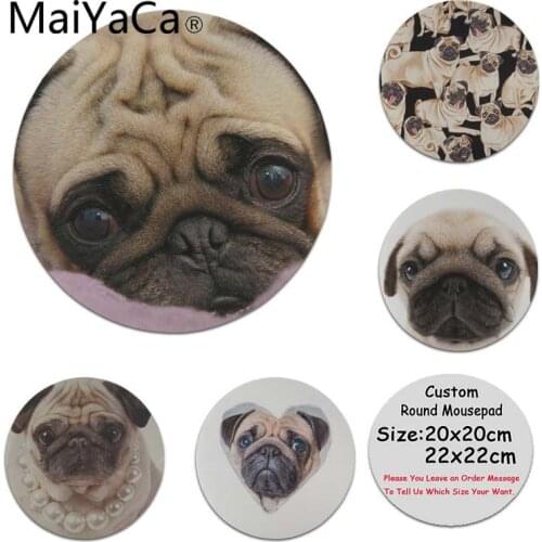 MaiYaCa Sales Anatomy of a Pug Customized MousePads Computer Laptop Anime Mouse Mat Size for 20x20cm 22x22cm Rubber Mousemats