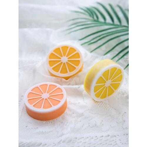 Sliced orange silicone mold food grade DIY handmade soap mold for soap making