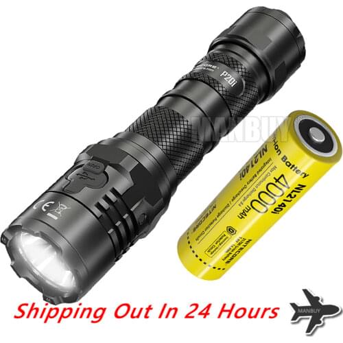 Nitecore P20i + 4000mAh 21700i Battery i-Generation 1800 Lumen Tactical USB TYPE-C Rechargeable Flashlight Outdoor Hunting Torch