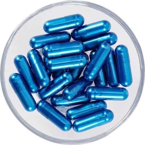1000PCS 00# Royal Blue Gelatin Empty Capsules, Hollow Gelatin Capsules, Empty Pill Capsule,Medicine Capsule