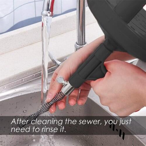 Pipeline Dredge Artifact Sewer Dredger Practical Household Kitchen Toilet Sewer Blockage Hand Tool limpiador de drenage