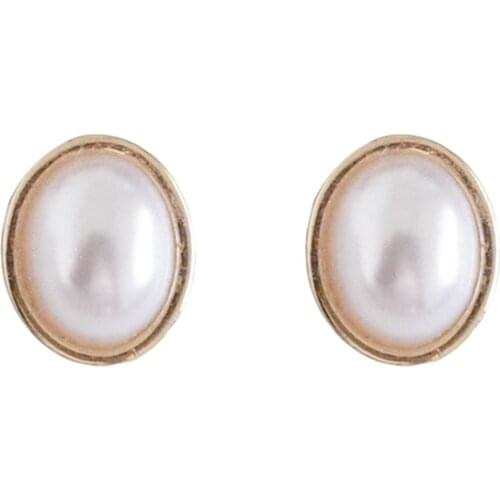 Pearl Stud Earrings Genuine Natural Freshwater Pearls Earring Exquisite Jewelry Gifts for Women dainty earrings joyeria fina
