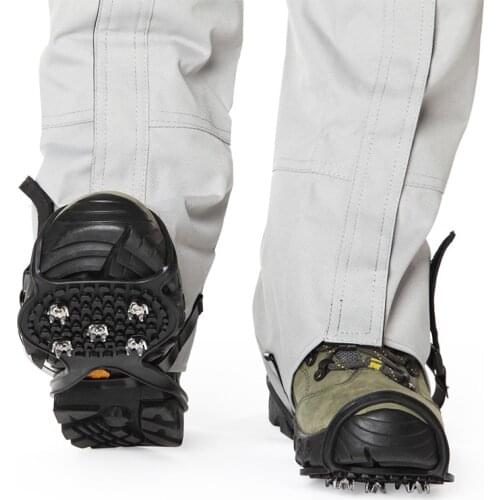 Outdoor Crampons Five-Tooth Gourd Winter Snow Climbing Shoe Spike Chain Unisex Ice Grab