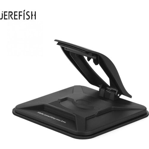 JEREFISH Universal Sticky Car Holder Dashboard Desk Mount Anti Slip mobile phone Stand For Tablet GPS With Spring Loaded Clamp