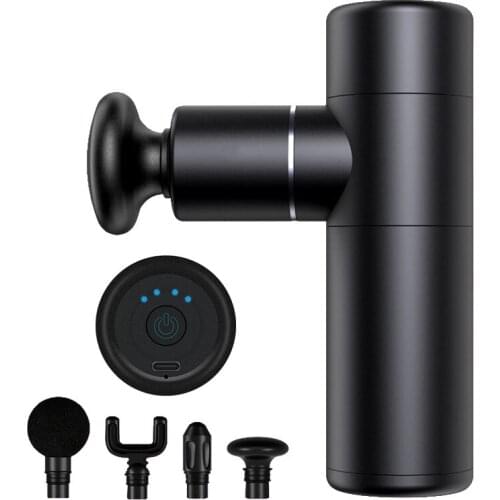 High Frequency Electric Body Neck Head Foot Massager Foldable Mini Muscle Massage Gun Relax Vibrator Health Pain Relief Fascia