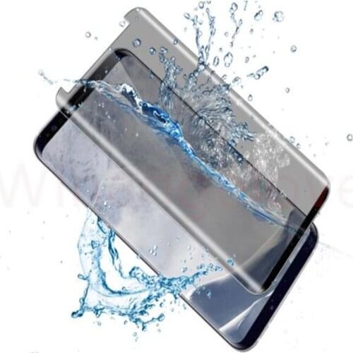 Winangelove For Samsung Galaxy S9 S9 plus S8 S8 plus note 8 S7 Edge Privacy Case Friendly 3D Tempered Glass Screen Protector