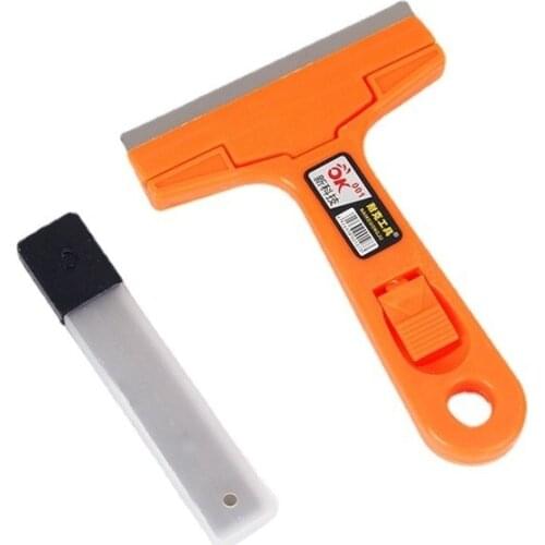 1 Set (5pcs Blade) Wall Tile Gap Scraper Tool Floor Gap Grouting Glue Cleaning Blade for Removing Glue Dirt Construction Tools