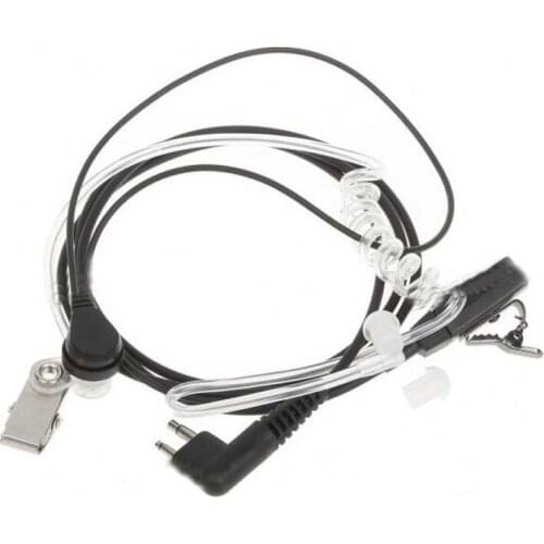 2 PIN Covert Acoustic Air Tube Earpiece PTT Mic Headset for Motorola GP88S GP88 GP300 EP450 GP2000 EP350 CP200 CP300 Radio