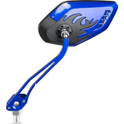 2 Pcs Bicycle Rear Mirrors Handlebar Side Safety Rear View Mirrors Outdoor Cycling