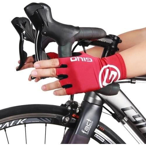 2021Giyo Cycling Breaking Wind Half Finger Gloves Anti-slip Bicycle Mittens Colorful Gloves Racing Road Bike Glove