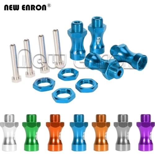 4Pc/Set Alloy 12mm to 17mm Wheel Hex Hub Conversion Adapter 30MM Extension for RC Car Parts 1/10 HSP Desc410r Sct410 Scte Slash