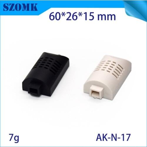 4 pcs Plastic Temperature Humidity Sensor Enclosure Abs Housing Case Szomk