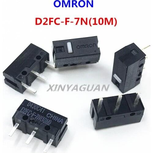 5pcs Original OMRON mouse micro switch D2FC-F-7N(10M) 0.74N button suitable for Steelseries RAW Logitech G403 G603 G703 mouse